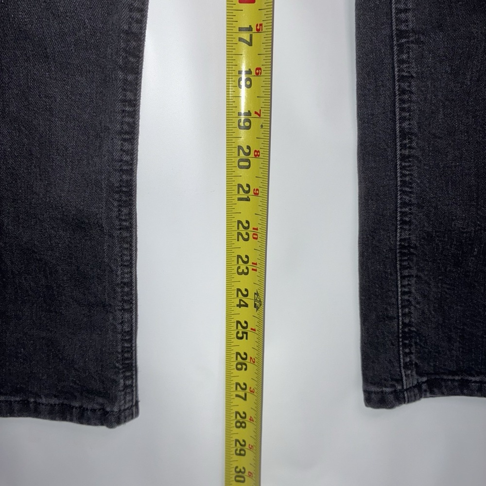 Mott & Bow Black Denim Jeans Women's Size W 26 L 28 Boyfriend Charcoal Stretch - Picture 7 of 9